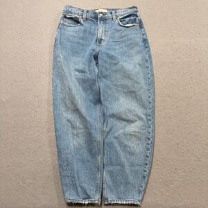 Abercrombie & Fitch Jeans Women's 29/8S Blue Denim 80s Moms High Rise Light Wash